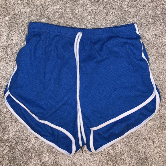 Shein Blue & White Athletic shorts size S - Picture 3 of 8